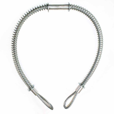 Interstate Pneumatics 1/4 Inch Steel Double Loop x 24 Inch Jack Hammer Hose Safety Cable Whip, PK 25 CU-SC2414-25K